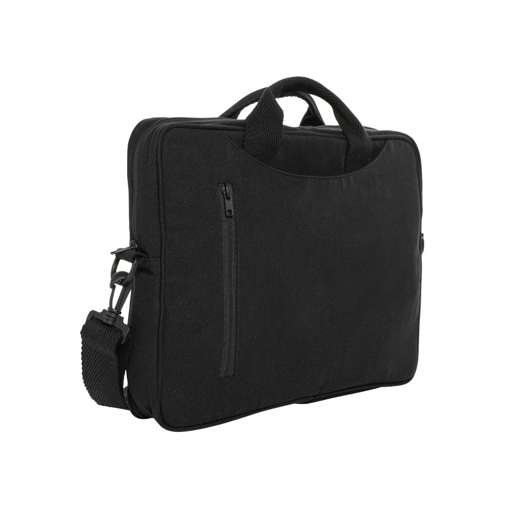 (One Size, ) Xd Collection Laluka Recycled Cotton Aware Laptop Bag Black 5063750068367