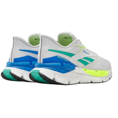 Reebok (8.5 UK, White/Yellow) Reebok Mens FloatZig Symmetros Trainers 1