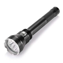 Diving Flashlight IPX8 Waterproof Rechargeable LED Scuba Dive Light Lumen Yellow and White