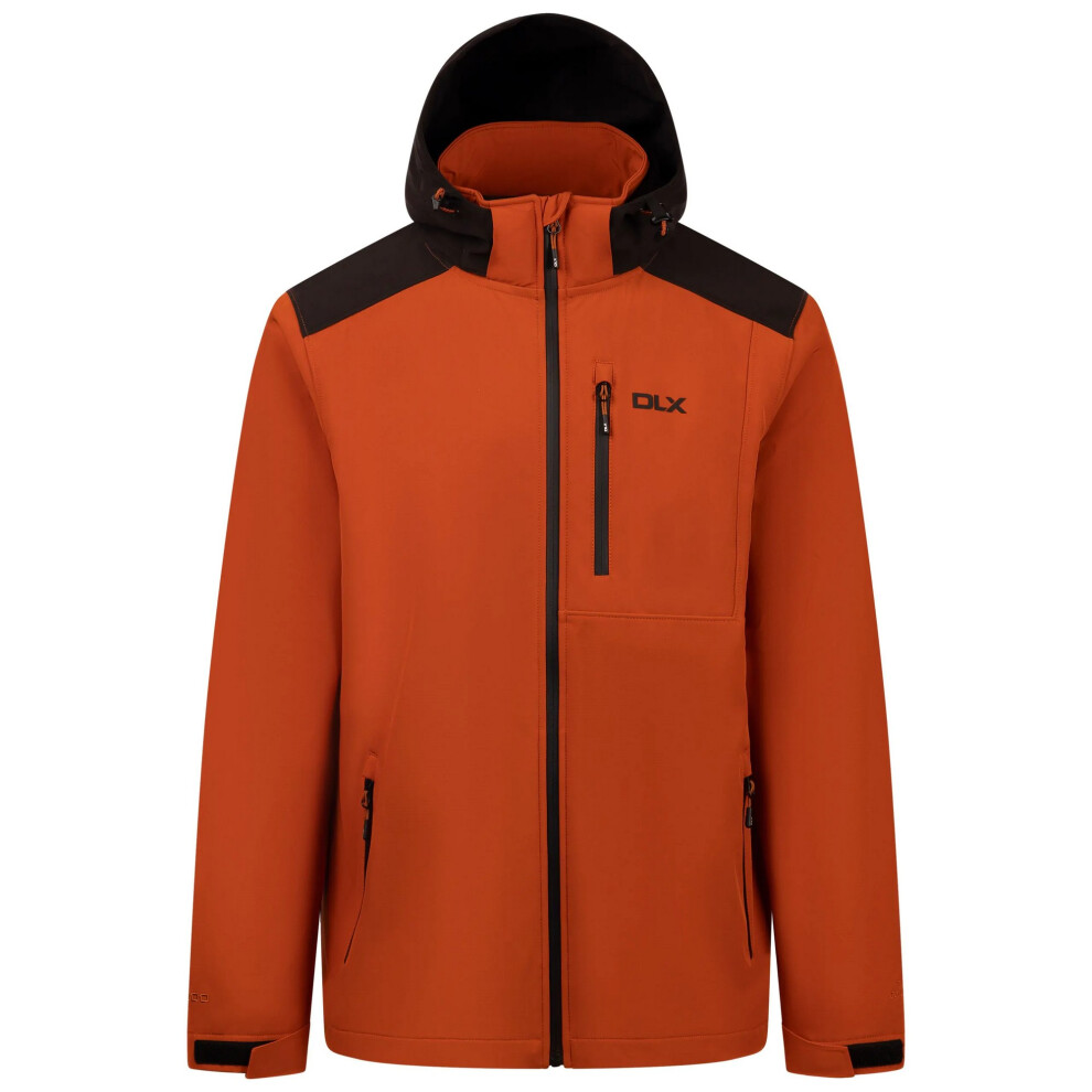 Trespass (Xxl, Burnt ) Mens Durand Dlx Soft Shell Jacket Orange