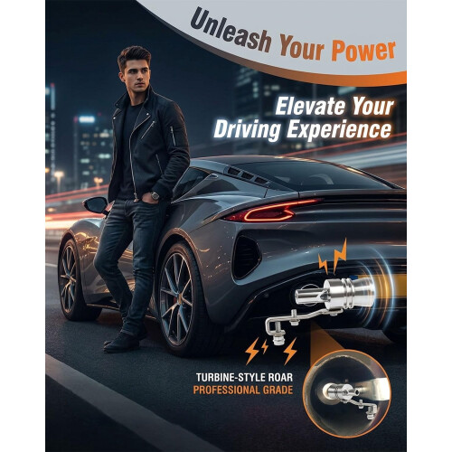 Σφυρίχτρα Turbo για Σωλήνες Εξάτμισης – Ενισχυτής Ήχου για Φορτηγά, Μοτοσικλέτες, 1
