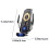 Caricabatterie wireless per auto da 15 W trasparente con rilevamento automatico e 3