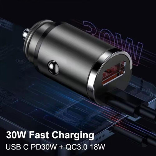 100W billader PD hurtiglading for iPhone Mini USB Type C mini billader W5 2