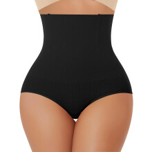 Braguitas moldeadoras de control abdominal para mujer, faja reductora de cintura alta, ropa interior moldeadora, faja tipo braguita.