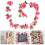 Artificial Cherry Blossom Vine Garland Set – 91 in, 2 Pack 3