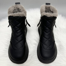 Women's Snow Boots – Thermal Insulated Winter Outdoor Shoes with Waterproof Slip-Proof Design for Cold Weather Comfort