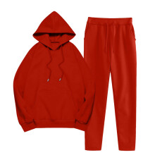 Sweatshirt for Women 2PCS Sports Casual Long Pants Hooded Sweater Tops Pants Set Long Sleeve Hooded Set with Pockets, Size S-3XL