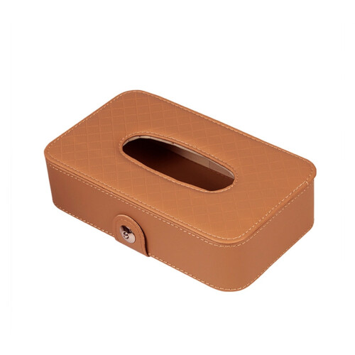 2-Piece Car Tissue Holder in PU Leather