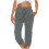 Γυναικείο Capris Plus Size Pull-On – Casual Μονόχρωμο Ελαστικό Παντελόνι με Φαρδιά Πλευρικά 1