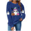 Halloweentröja höst långärmad rolig spöke rund halsringning läskig raglanpullover med grafisk design 1