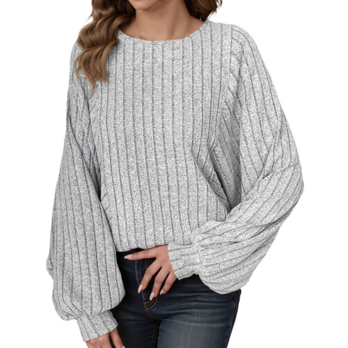 Πουλόβερ για γυναίκες, άνετο, oversized, πουλόβερ, μαλακό πλεκτό, μακρυμάνικο, casual,