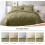 Olive Green King Comforter Set 7 Pieces Pintuck 7