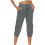 Γυναικείο Capris Plus Size Pull-On – Casual Μονόχρωμο Ελαστικό Παντελόνι με Φαρδιά Πλευρικά 2