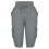 Γυναικείο Capris Plus Size Pull-On – Casual Μονόχρωμο Ελαστικό Παντελόνι με Φαρδιά Πλευρικά 4