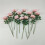 Black Artificial Roses – 12 pcs, 4" Silk & Plastic Stems 3