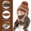 Conjunto de 4 peças para mulheres: gorro, cachecol e luvas de tricô macio e quente. 6
