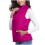 Vest for Women Winter Fall Basic Button Vest Solid Keep Warm Sleeveless Jacket with Pocket,Hot Pink 5