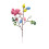 Påskehare stilk blomsterpinde lyserøde lilla grønne blade12 1