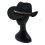 GROFRY Unisex Vintage Πλατύ Γείσο Ζεστό Καπέλο Western Cowboy Καπέλο Βρετανικού Στυλ Τζαζ Καπέλο 5