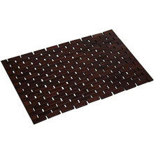 Tappetino da bagno in bambù, tappeto per bagno, pavimento in legno, doccia, vasca, impermeabile, antiscivolo, accessori 40x60 cm, facile da pulire,