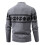 Pull de Noël pour homme en maille jacquard à manches longues 4