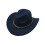 GROFRY Unisex Vintage Πλατύ Γείσο Ζεστό Καπέλο Western Cowboy Καπέλο Βρετανικού Στυλ Τζαζ Καπέλο 1