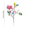 Påskehare stilk blomsterpinde lyserøde lilla grønne blade12 3