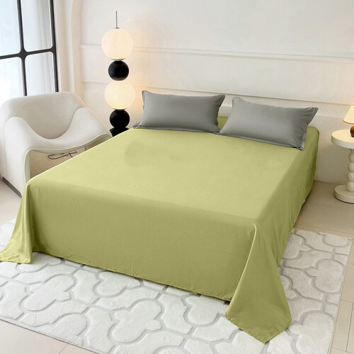 Drap-housse en microfibre, format Queen – Poches profondes, Délavé 2