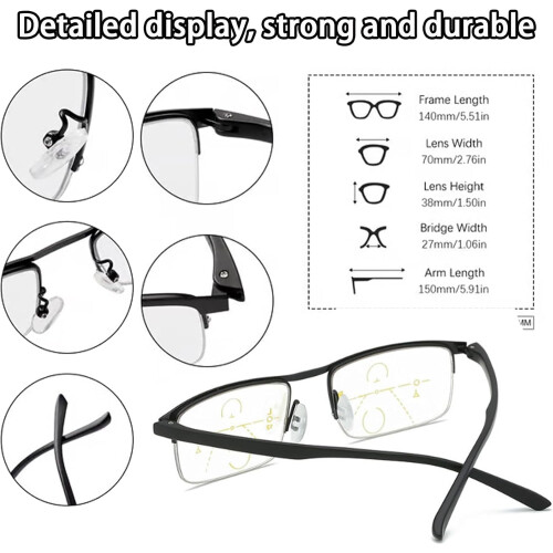 Solymall Intellireaders Titanium progressieve leesbril 1