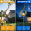 Solar-Gartenleuchten, Bronze, 2er-Pack 4