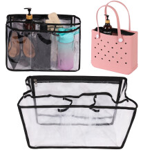 Transparante strandtas organizer – Extra grote transparante opbergtas voor rubberen tassen, voor het verdelen en organiseren van spullen,