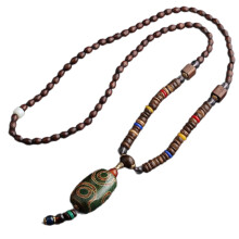 DESIGNICE Collane Boho da donna, collana lunga elaborata, collana vistosa unica da donna, collane lunghe regolabili da donna