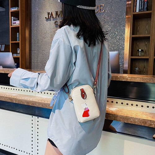 Μικρή τσάντα τηλεφώνου Crossbody για γυναίκες Δερμάτινες χαριτωμένες τσάντες 1