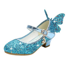Sandalen voor meisjes, baby's en peuters, met kristallen en een vlindermotief, prinsessensandalen.