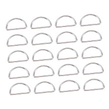 20x D-gespen, multifunctionele hardware voor rugzakken, tassen en handtassen (1,1 cm)