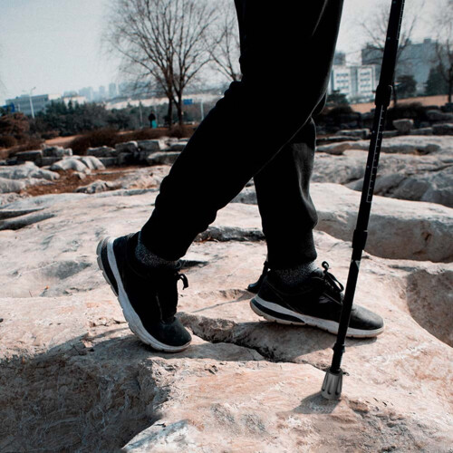 Trekking Pole Cover Stopper Black 10 pcs 2