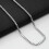 Colar com corrente tipo caixa em aço inoxidável genuíno de 1,5/2/2,5/3 mm (16-36 polegadas) - Atacado 2