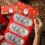 Enveloppe cadeau de Noël à 10 compartiments – Papier rouge 3