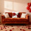 Διακόσμηση Αγίου Βαλεντίνου XOXO LOVE Μαξιλαροθήκες Βαμβακερές Κόκκινες Καρδιές 6