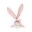 Easter Bunny Ear Tree Topper Pink Cloth Spring Base 37.5 cm 2