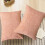 Capas de Almofada Decorativas 20x26 Polegadas, Pacote com 2, em Chenille Macio, Tamanho Padrão, para Sofá, Cama, Sala de Estar, Cor Rosa Claro 5