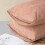 Capas de Almofada Decorativas 20x26 Polegadas, Pacote com 2, em Chenille Macio, Tamanho Padrão, para Sofá, Cama, Sala de Estar, Cor Rosa Claro 4