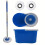 Black360 spinmop og spand med klemmer 1