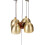 Sino de vento de metal para decoração de casa, adiciona calma e relaxamento ao jardim e pátio, 15 cm (6 polegadas). 8