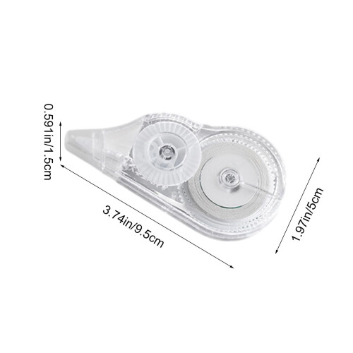 Witte correctietape met rolapplicator 5 mm  10 m 2