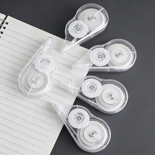Witte correctietape met rolapplicator 5 mm  10 m 1