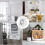 Ανεμιστήρας εξάτμισης 150Mm18W320M³/H με βαλβίδα αντεπιστροφής και διακόπτη αλυσίδας, 3