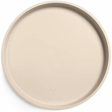 Tappetino per cibo per cani in silicone impermeabile con bordi antiscivolo – Compatibile con tutte le ciotole, colore sabbia bianca