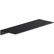 Schwarzes Metall-Schweberegal, 16 Zoll