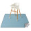 Tapete impermeável Baby Splat para cadeira alta, 128 x 128 cm (50,4 x 50,4 polegadas). 1